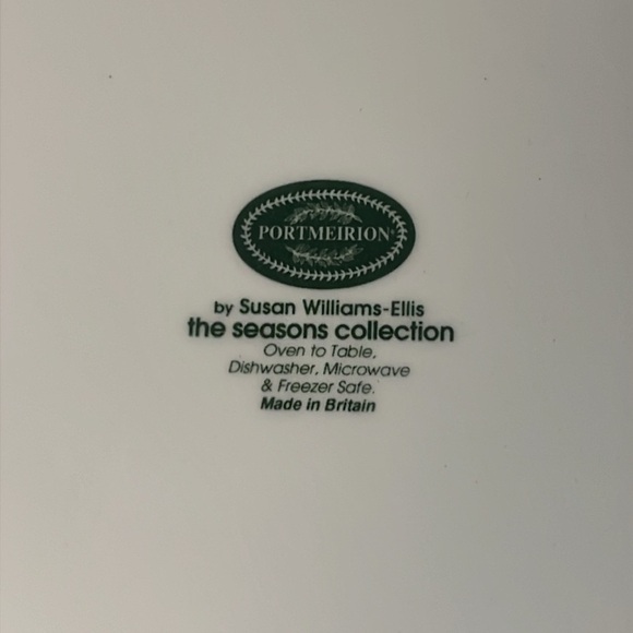 Vintage Portmeirion The Seasons Susan Ellis Pink Tulip Dinner Plates Set of 2 - Picture 5 of 6